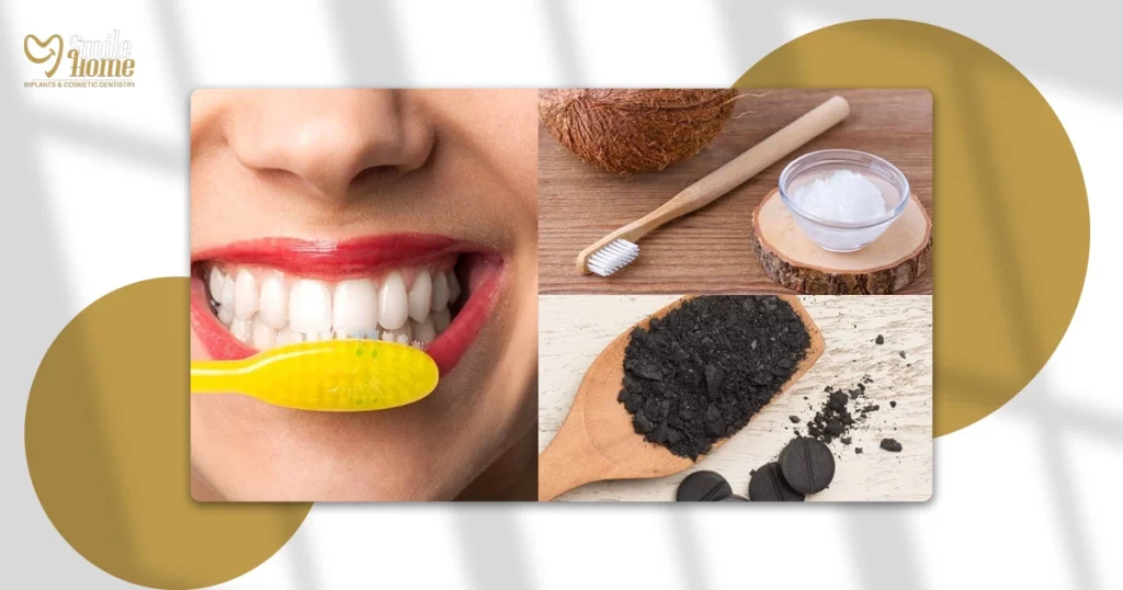 أضرار وصفات تبييض الاسنان في المنزل